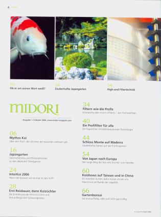 MIDORI - 2006-1 - Inhalt Seite 1