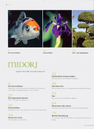 MIDORI - 2006-4 - Inhalt Seite 1